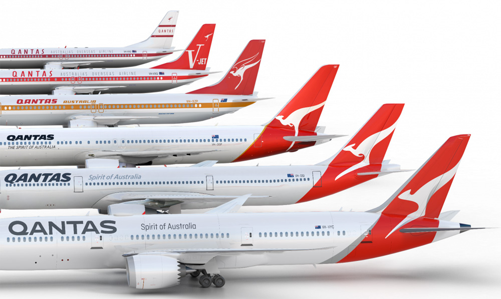 Qantas rebrand 2016 Be Visual co branding, design