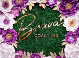 Brava Coaching Sydney Be Visual Co Graphic Design paper flowers